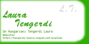 laura tengerdi business card